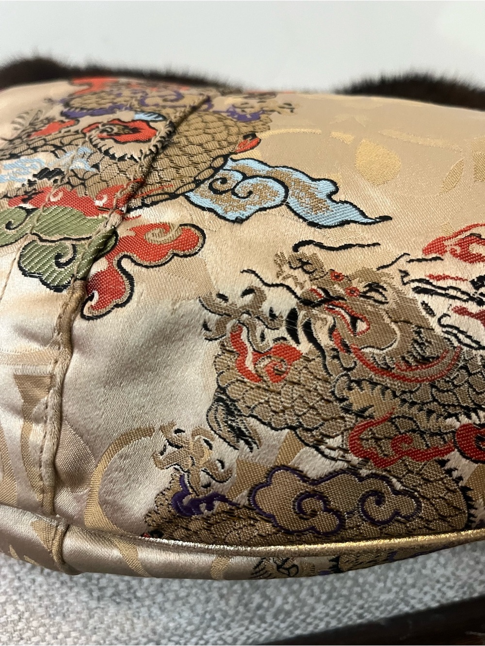 COACH Limited Edition Silk Kimono Mink Hobo bag RARE - Picture 11 of 16